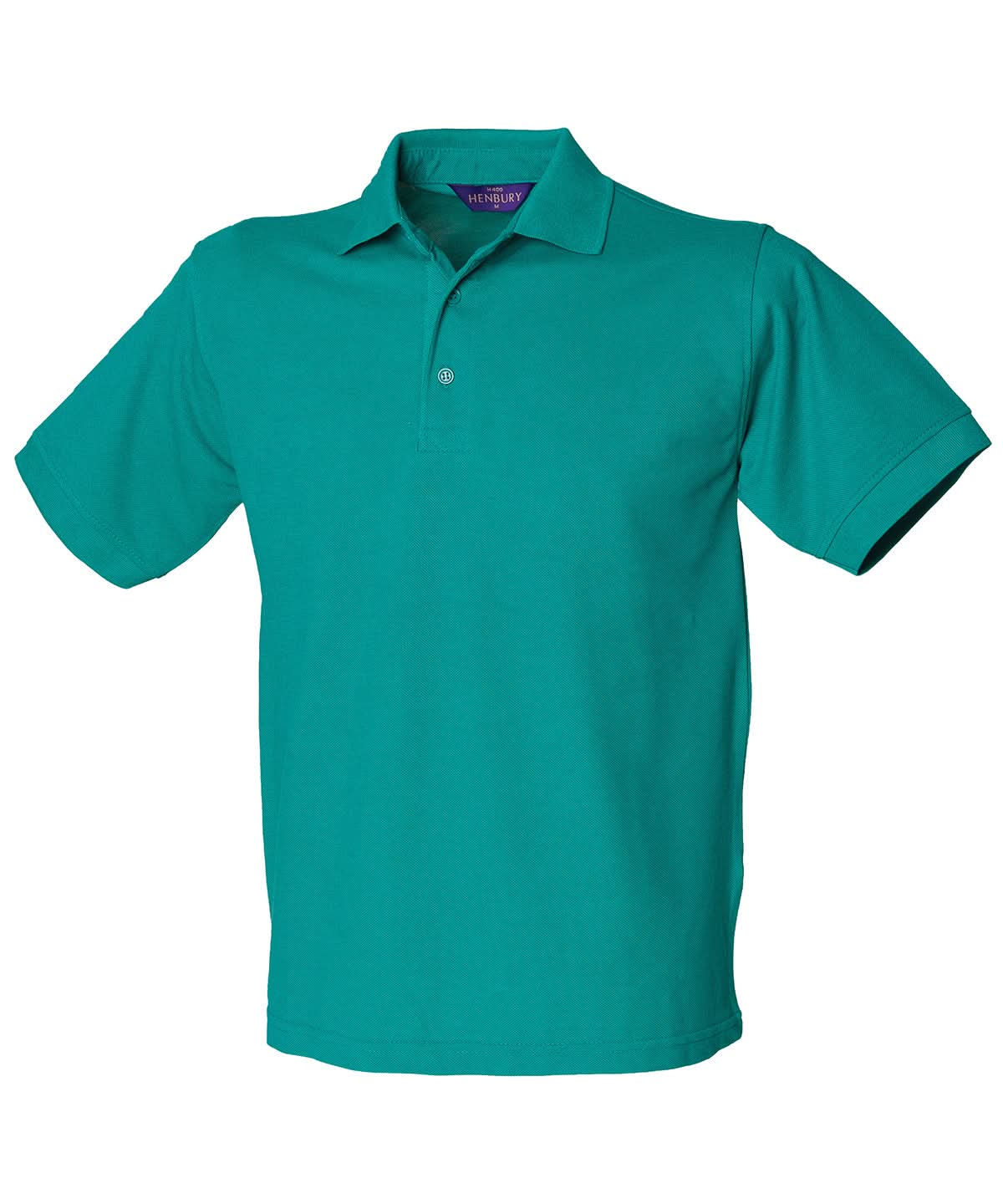 Henbury 6535 Classic Piqu Polo Shirt Jade HB400 - Jade - Customisable Polos