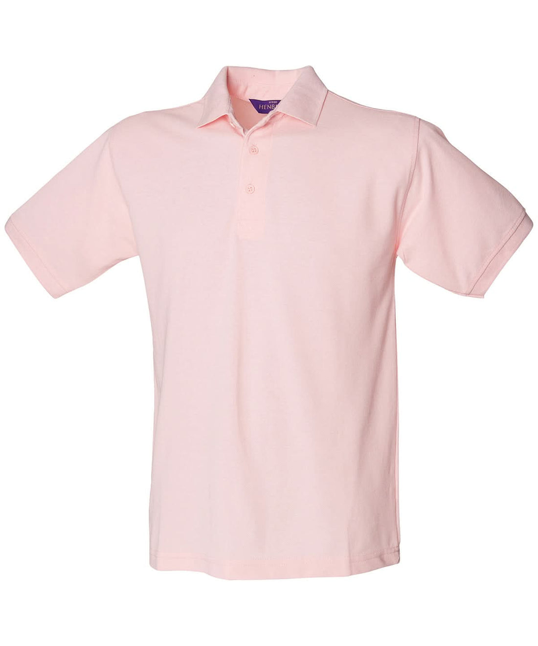Henbury 6535 Classic Piqu Polo Shirt Pink HB400 - Pink - Customisable Polos