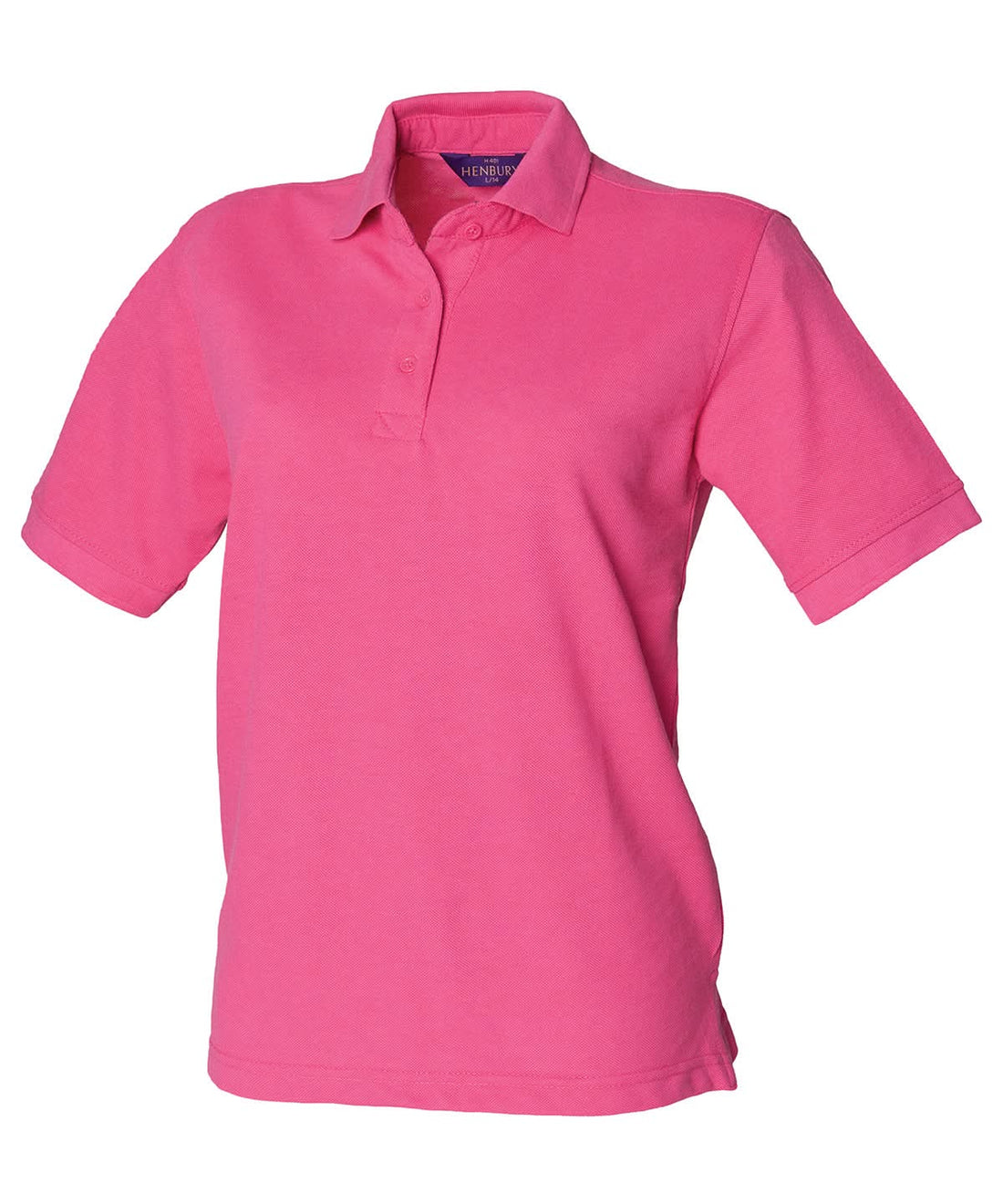 Henbury WomenS 6535 Polo Shirt HB401 - Fuchsia - Customisable Polos