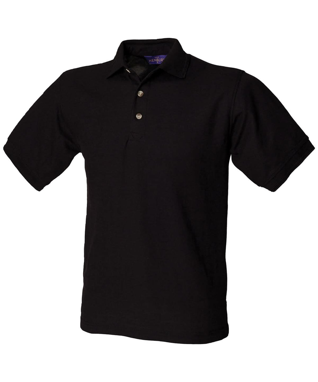 Henbury Ultimate 6535 Polo Shirt HB410 - Black - Customisable Polos