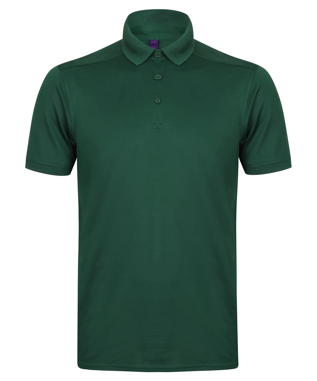 Henbury Stretch Polo Shirt With Wicking Finish Slim Fit HB460 - Bottle - Customisable Polos