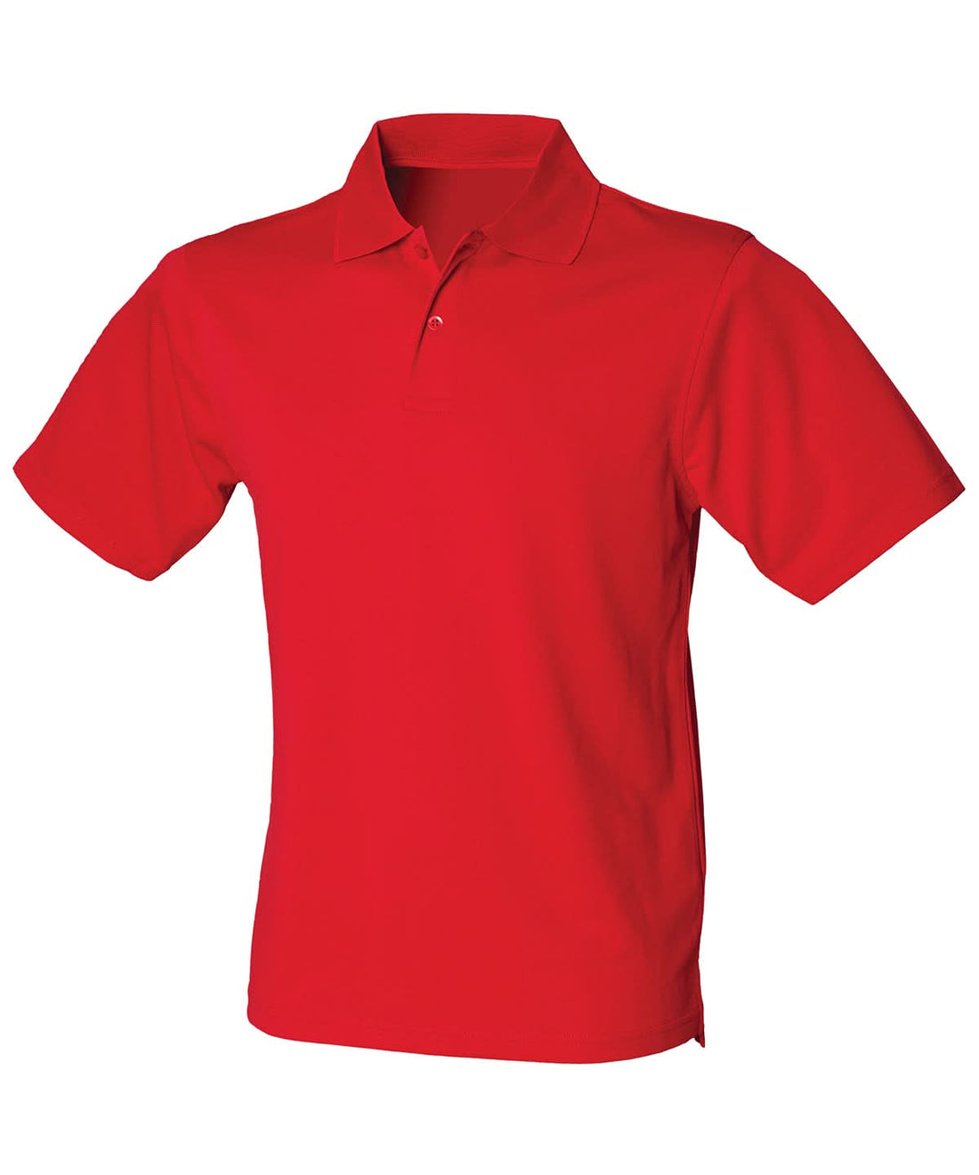 Henbury Coolplus Polo Shirt Classic Red HB475 - Classic Red - Customisable Polos