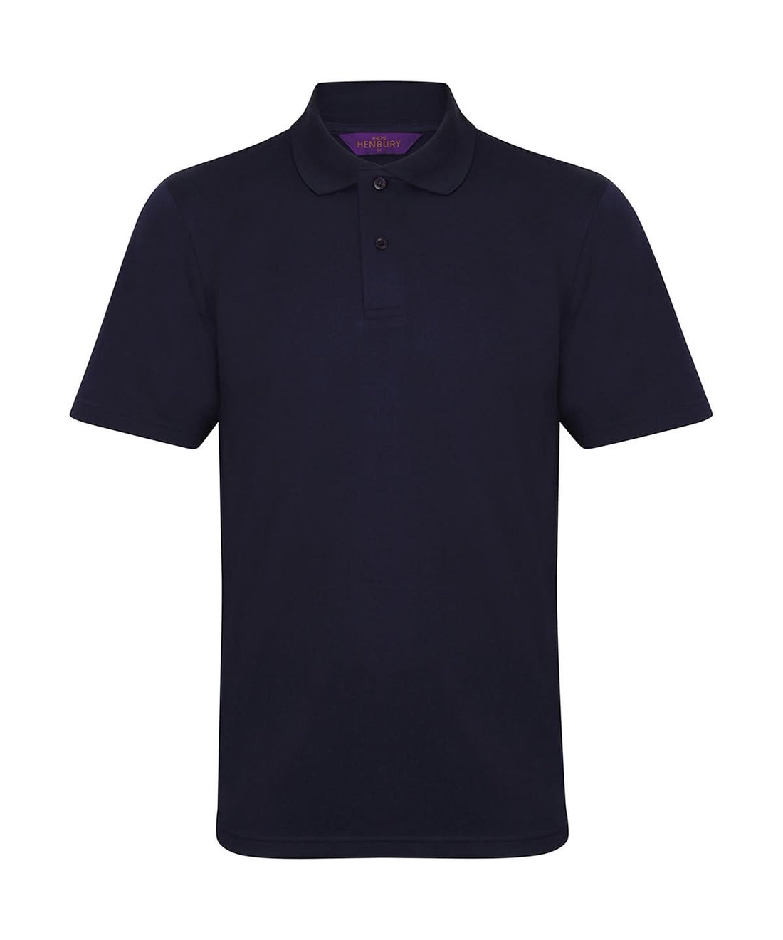 Henbury Coolplus Polo Shirt Oxford Navy HB475 - Oxford Navy - Customisable Polos