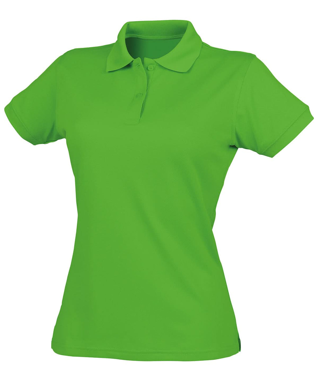 Henbury Womens Coolplus Polo Shirt Lime Green HB476 - Lime Green - Customisable Polos
