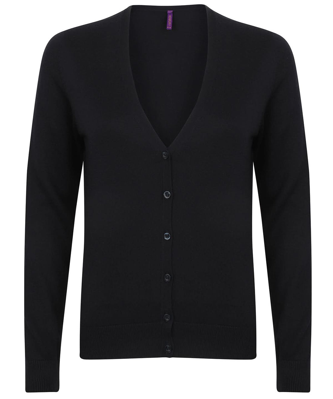 Henbury WomenS V Neck Cardigan HB726 - Navy - Customisable Cardigans