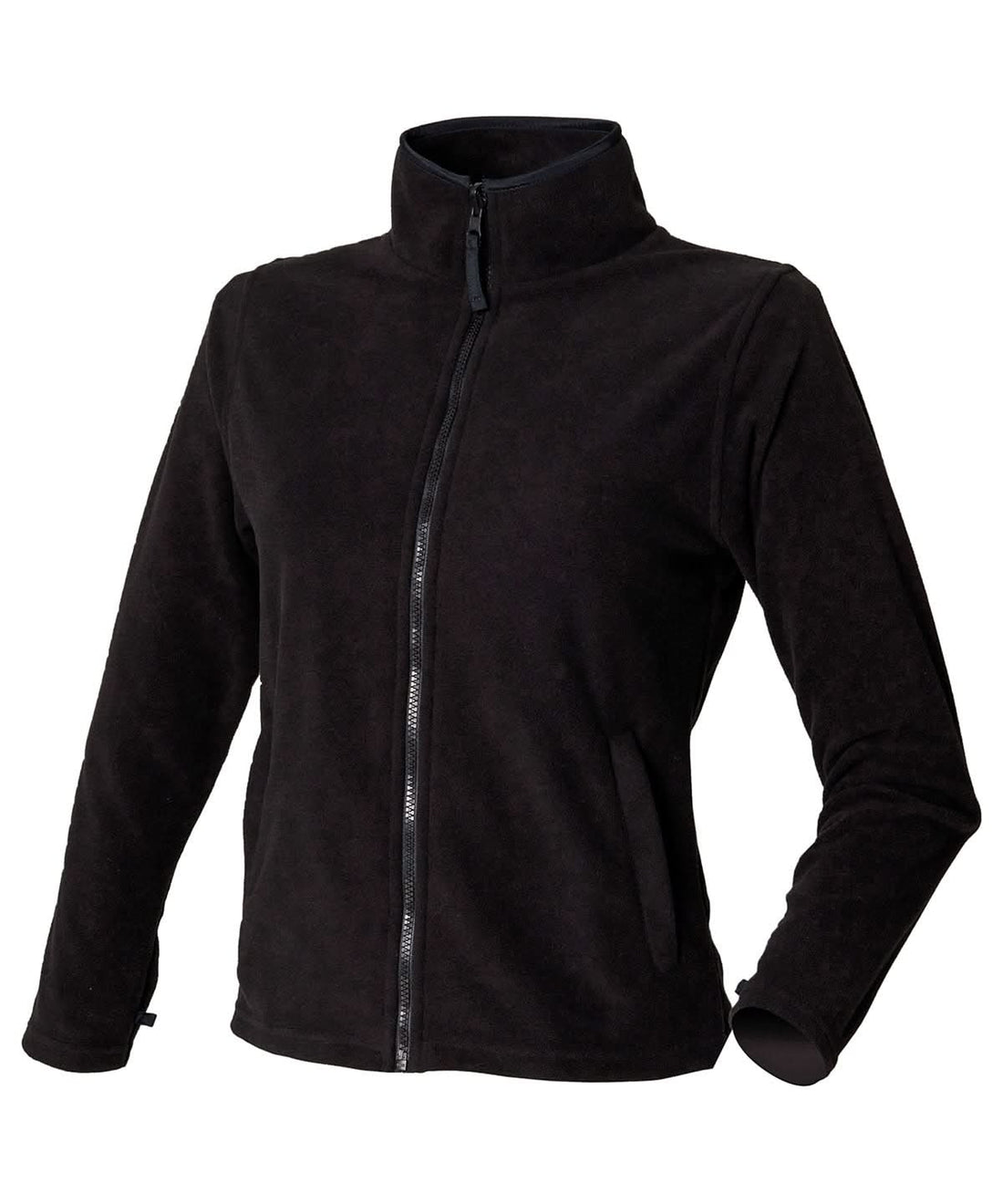 Henbury WomenS Microfleece Jacket HB851 - Black - Customisable Jackets