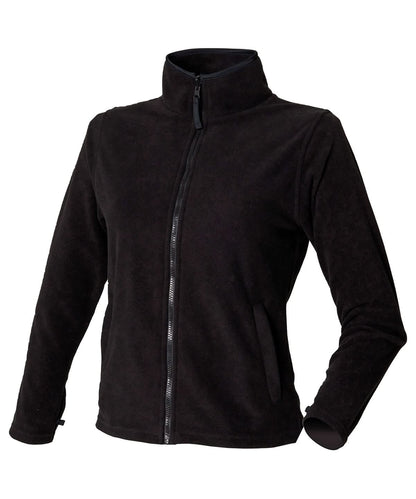 Henbury WomenS Microfleece Jacket HB851 - Black - Customisable Jackets