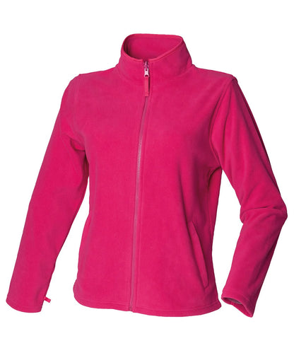 Henbury WomenS Microfleece Jacket HB851 - Fuchsia - Customisable Jackets