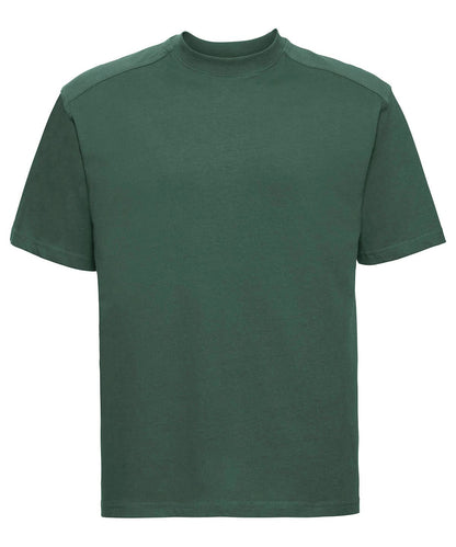 Russell Short Sleeve Europe Workwear t shirt J010M - Bottle Green - Customisable T-Shirts