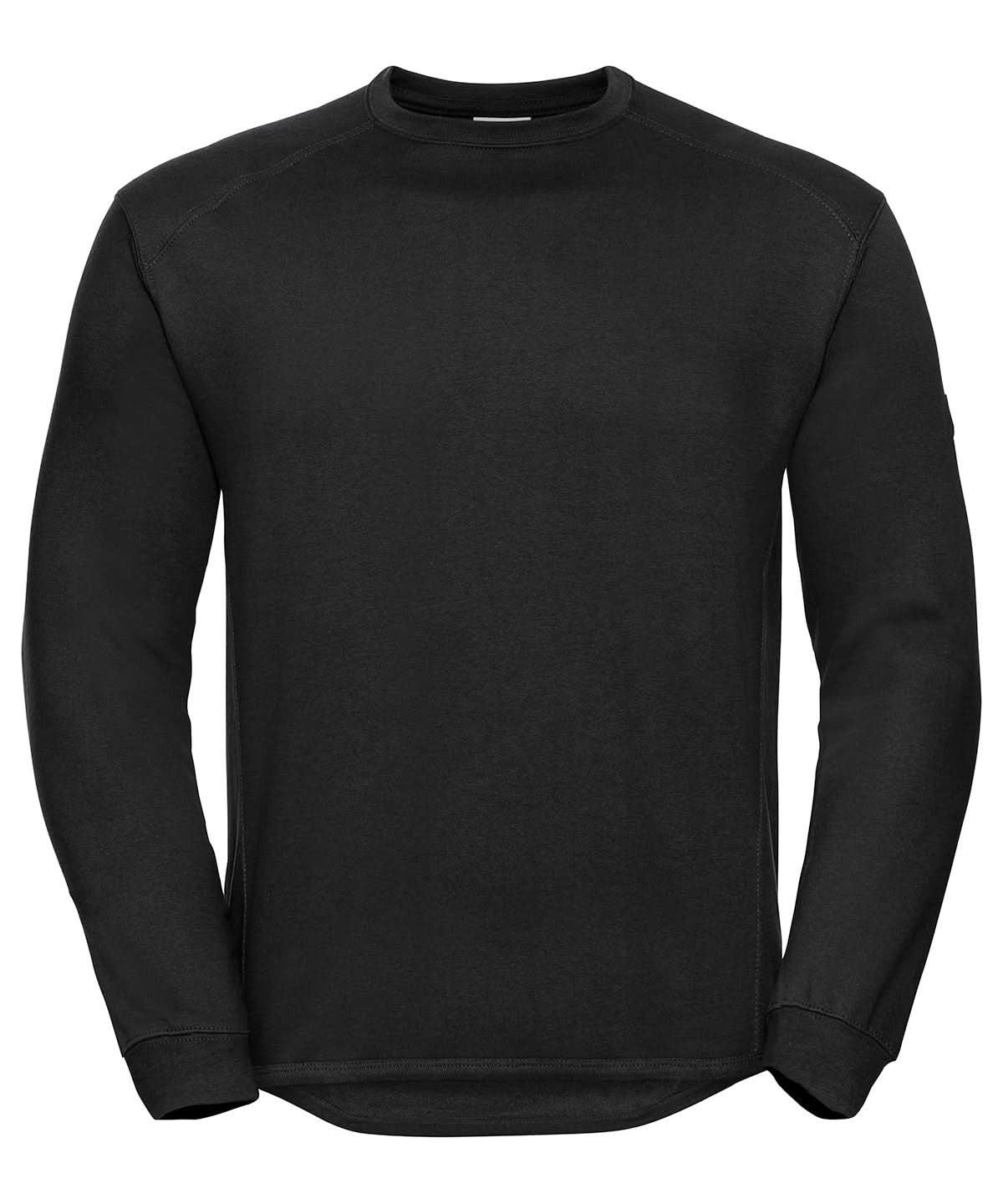 Russell Europe Heavy duty crew neck sweatshirt J013M - Black - Customisable Sweatshirts