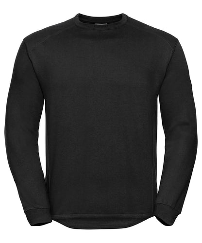Russell Europe Heavy duty crew neck sweatshirt J013M - Black - Customisable Sweatshirts