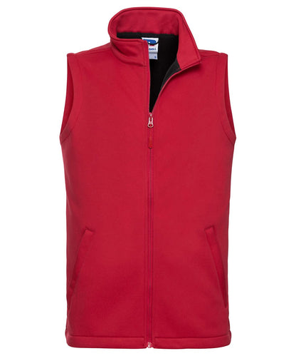 Russell Europe Smart softshell gilet J041M - Classic Red - Customisable Bodywarmers