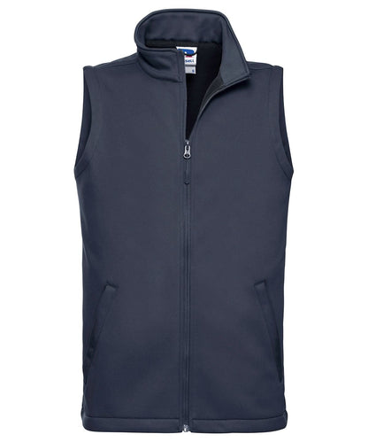 Russell Europe Smart softshell gilet J041M - French Navy - Customisable Bodywarmers