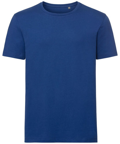 Russell Short Sleeve Europe Pure organic tee J108M - Bright Royal XL - Customisable T-Shirt