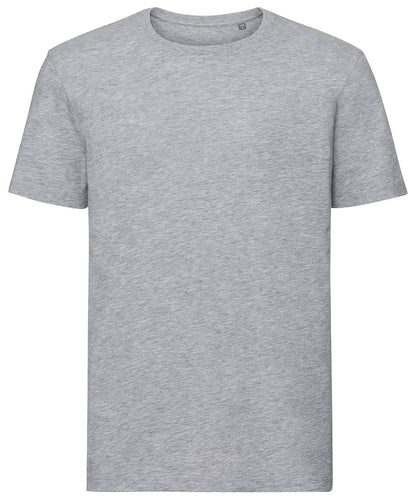 Russell Short Sleeve Europe Pure organic tee J108M - Light Oxford S - Customisable T-Shirt