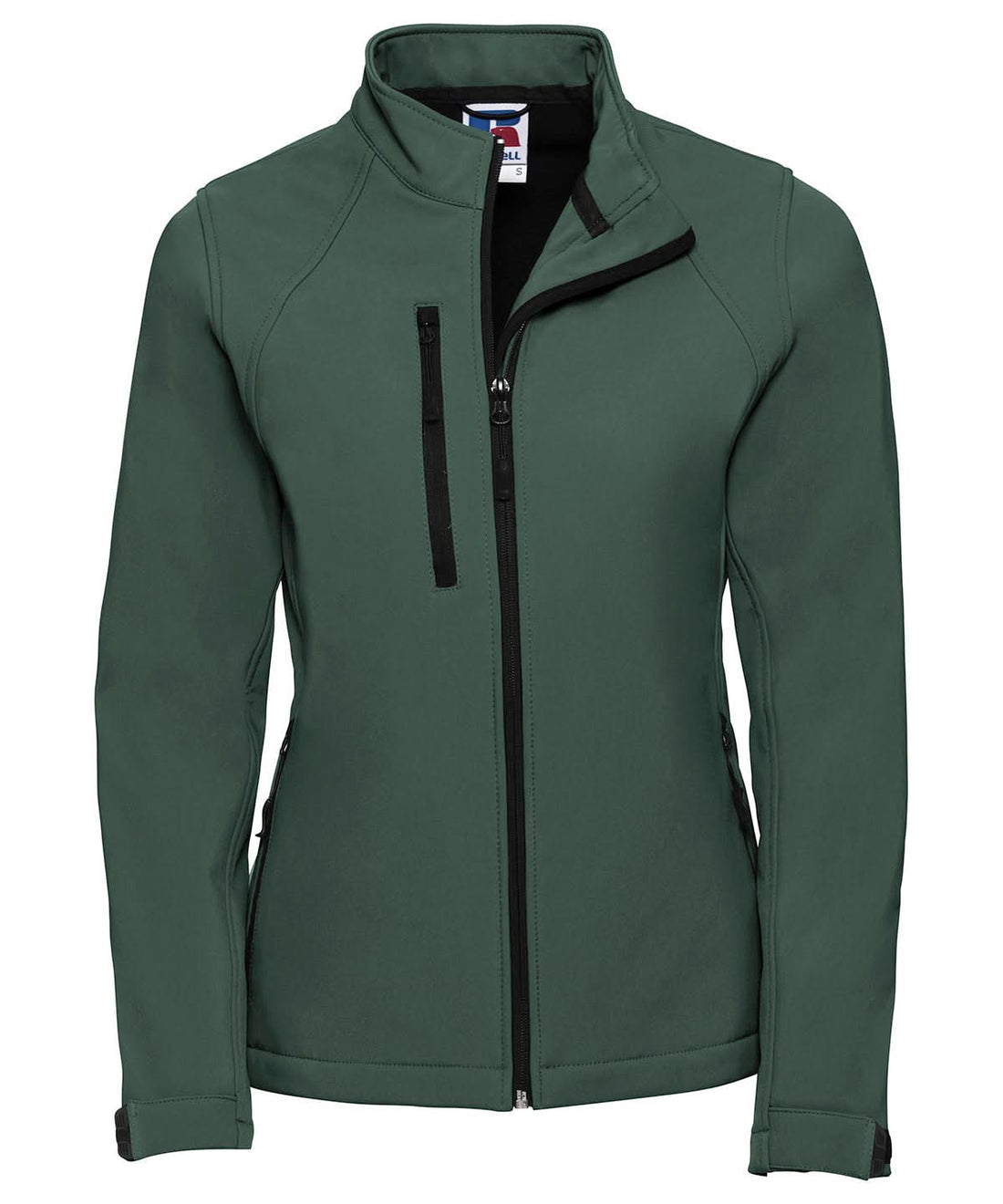Russell Europe Womens softshell jacket J140F - Bottle Green - Customisable Softshell Jacket