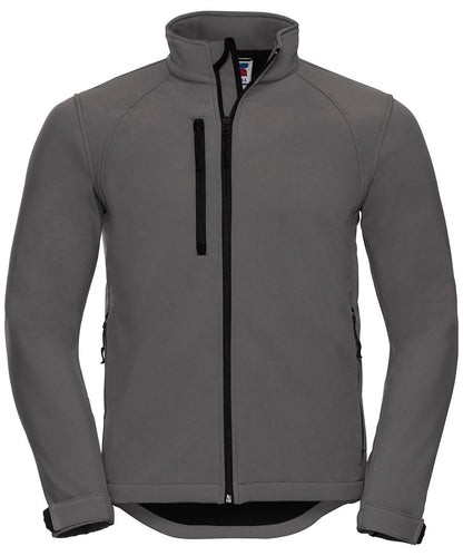 Russell Europe Softshell jacket J140M - Titanium - Customisable Softshell Jacket