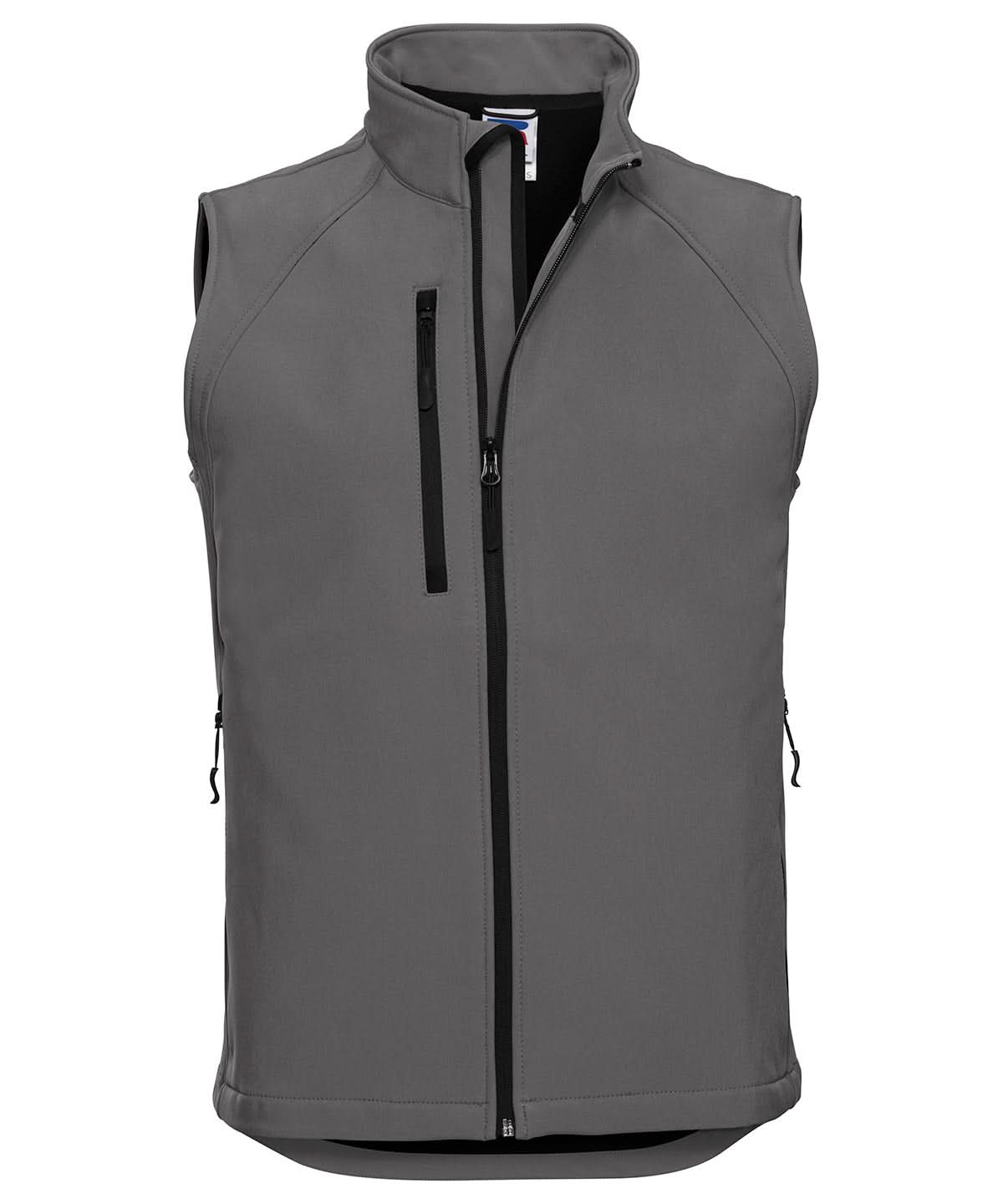 Russell Europe Softshell gilet J141M - Titanium - Customisable Gilets &amp; Body Warmers