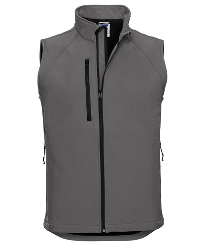 Russell Europe Softshell gilet J141M - Titanium - Customisable Gilets &amp; Body Warmers