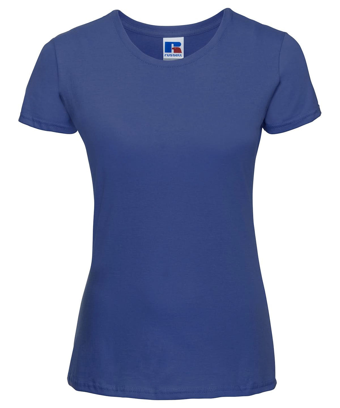 Russell Short Sleeve Europe Womens slim T j155f - Bright Royal - Customisable T-Shirts