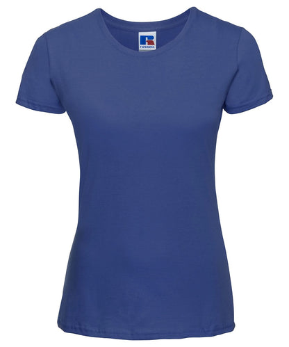 Russell Short Sleeve Europe Womens slim T j155f - Bright Royal - Customisable T-Shirts