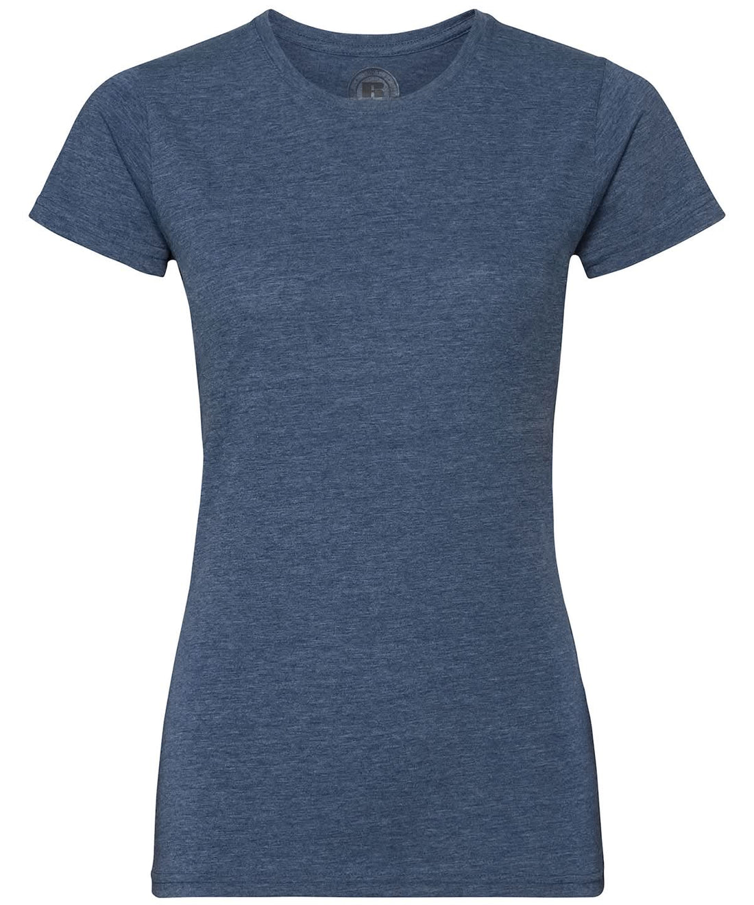 Russell Short Sleeve Europe Womens HD T j165f - Bright Navy Marl - Customisable T-Shirts