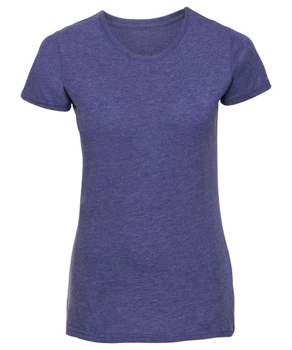 Russell Short Sleeve Europe Womens HD T j165f - Purple Marl XS - Customisable T-Shirts