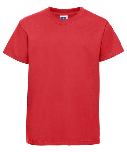 Russell Short Sleeve Europe Kids t shirt J180B - Bright Red - Customisable T-Shirts