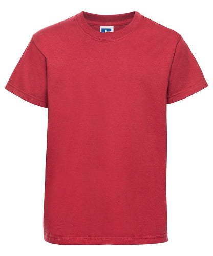 Russell Short Sleeve Europe Kids t shirt J180B - Classic Red - Customisable T-Shirts