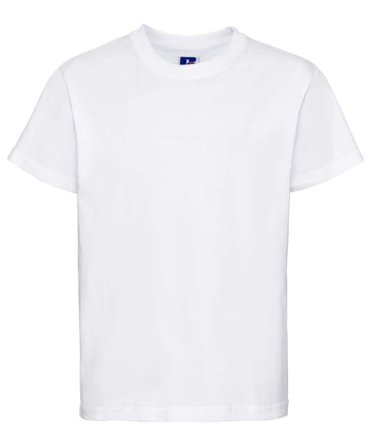 Russell Short Sleeve Europe Kids t shirt J180B - White - Customisable T-Shirts
