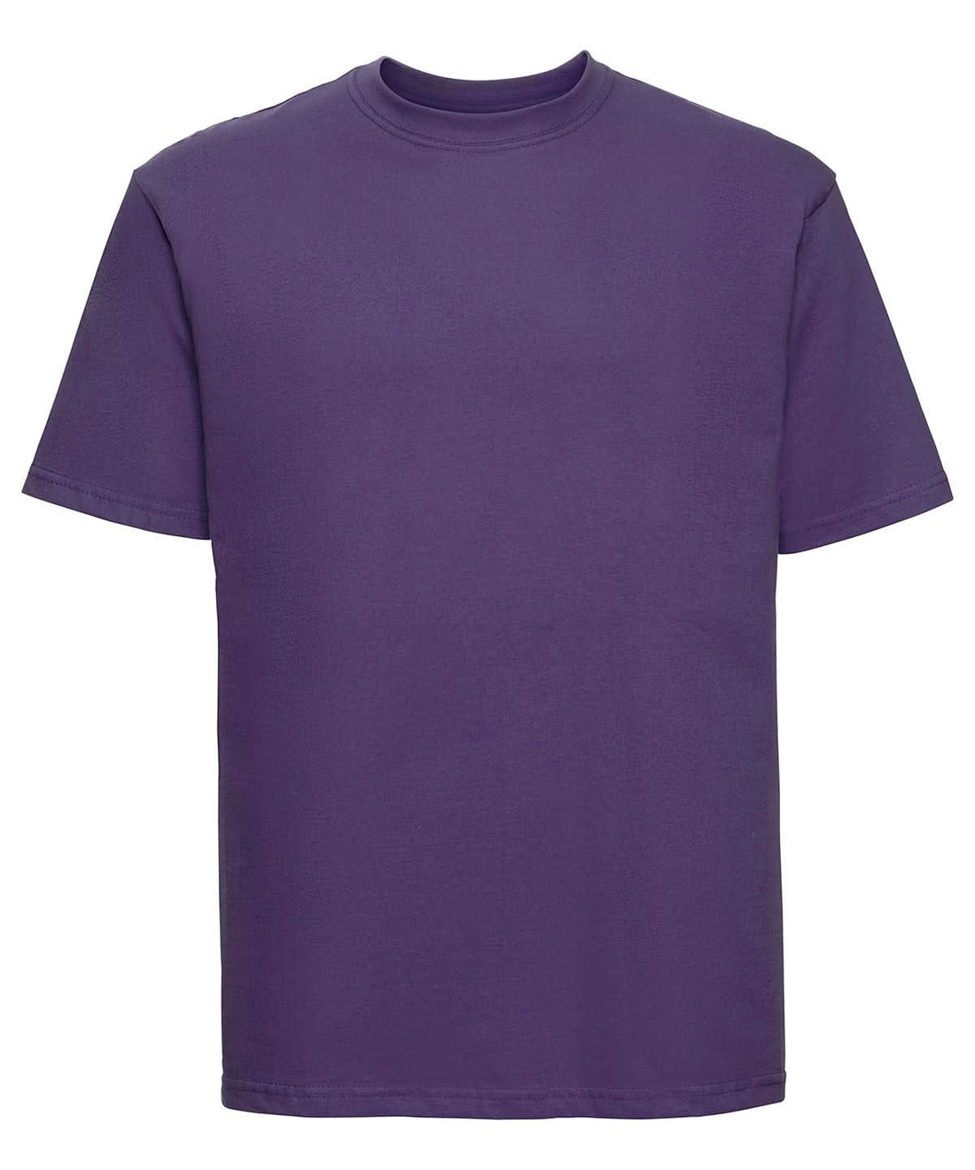 Russell Short Sleeve Europe Super Ringspun Classic T Shirt Purple J180M - Purple - Customisable T-Shirts