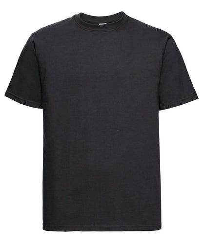 Russell Short Sleeve Europe Classic heavyweight ringspun t shirt J215M - Black - Customisable T-Shirts