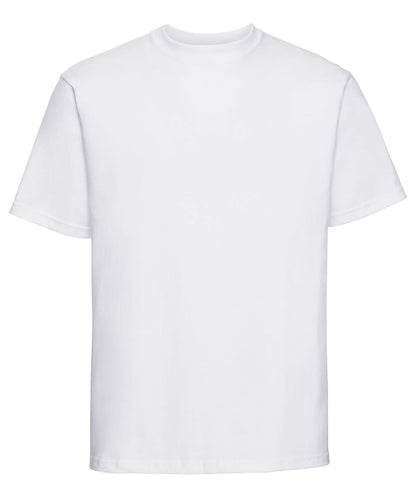 Russell Short Sleeve Europe Classic heavyweight ringspun t shirt J215M - White - Customisable T-Shirts