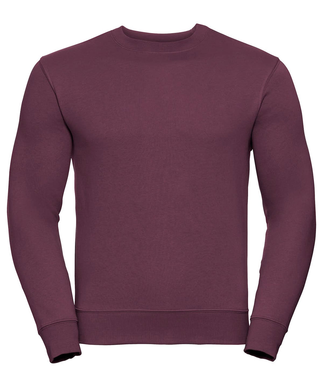 Russell Europe Set in Sleeve Sweatshirt Burgundy J262M - Burgundy - Customisable Sweatshirts