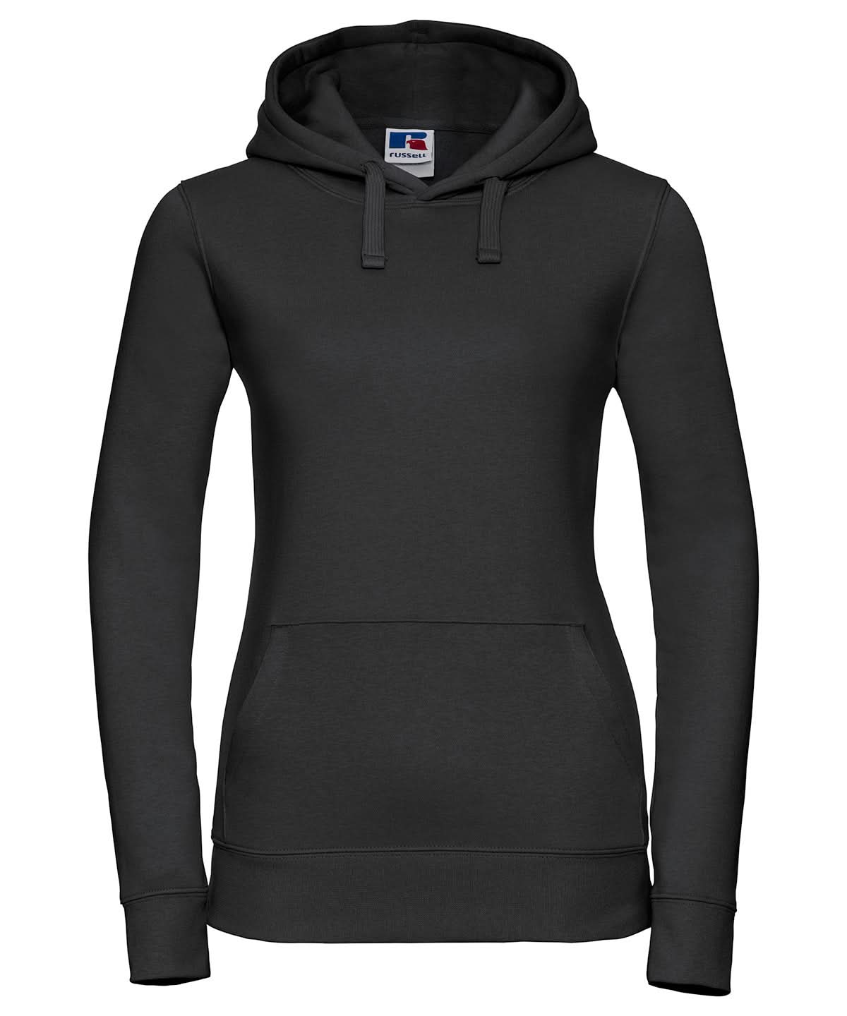 Russell Europe Womens authentic hooded sweatshirt j265f - Black - Customisable Sweatshirts