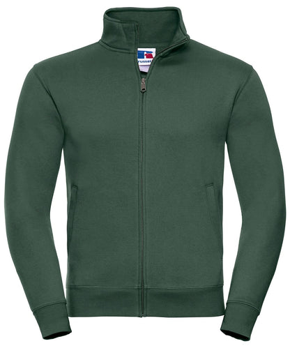 Russell Europe Authentic sweatshirt jacket J267M - Bottle Green - Customisable Jackets