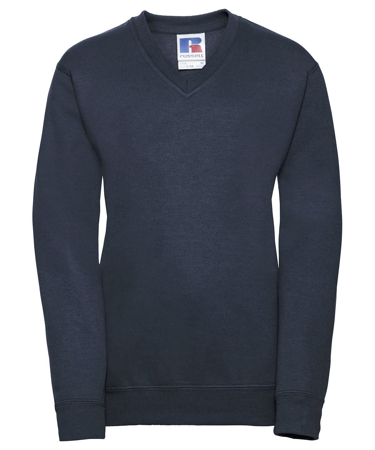 Russell Europe Kids v neck sweatshirt J272B - French Navy - Customisable Sweatshirts