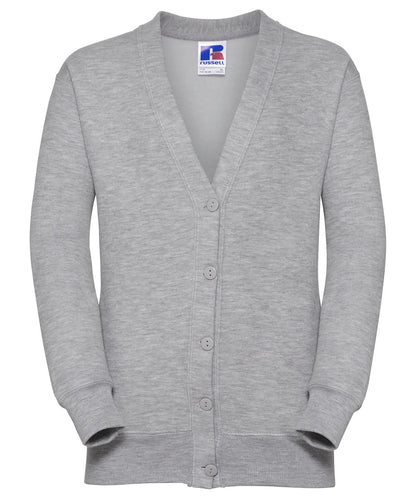 Russell Europe Kids cardigan J273B - Light Oxford - Customisable Cardigans