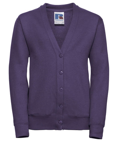 Russell Europe Kids cardigan J273B - Purple - Customisable Cardigans