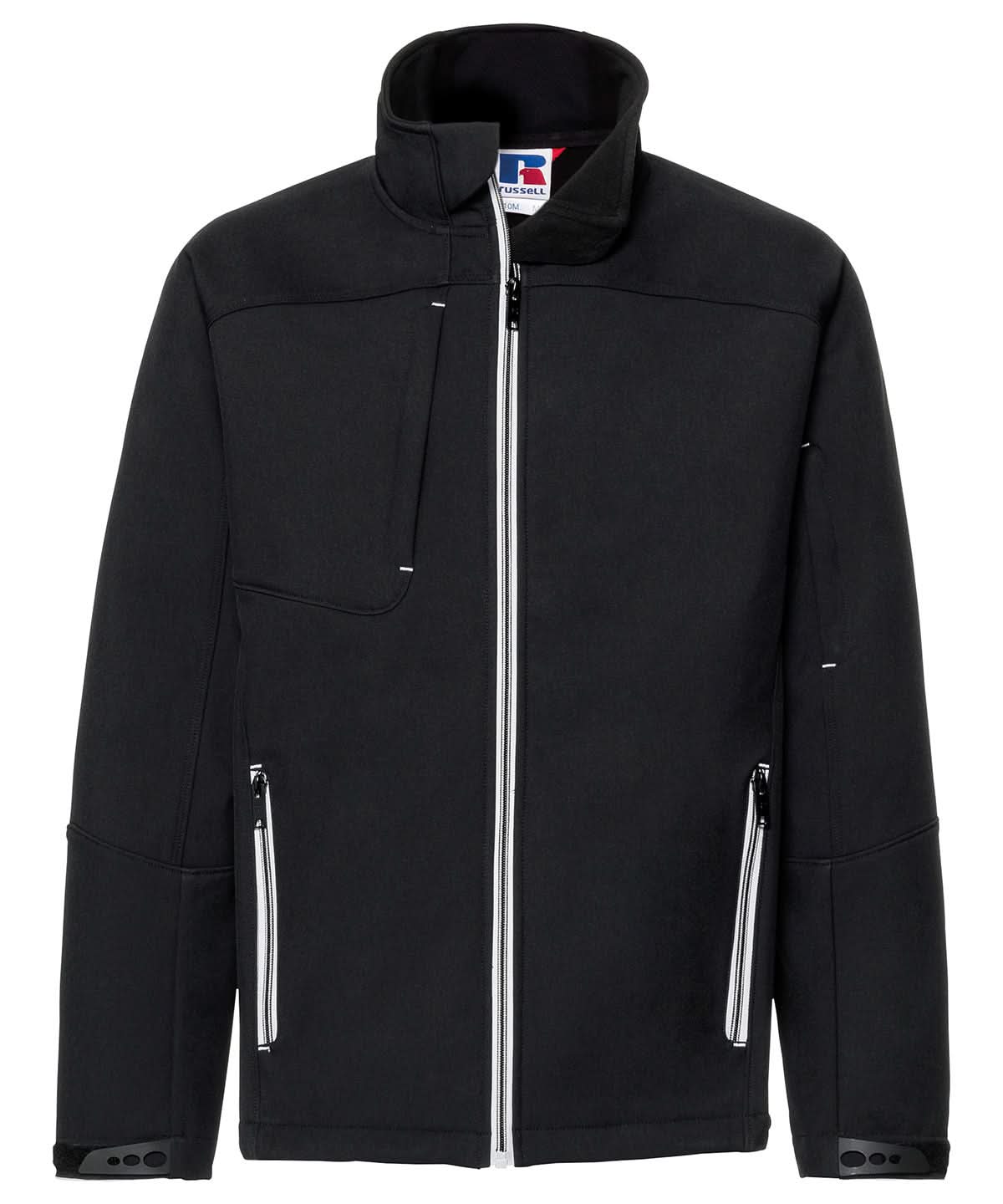 Russell Europe Bionic softshell jacket J410M - Black - Customisable Softshell Jacket