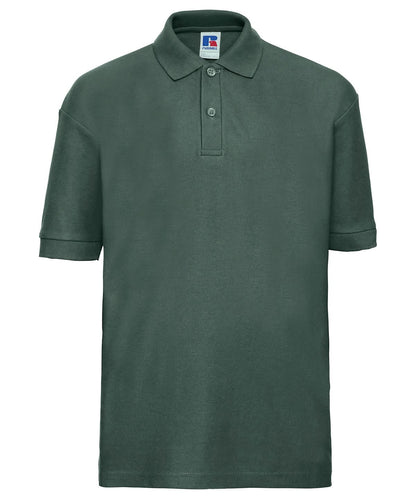 Russell Europe Kids polo shirt J539B - Bottle Green - Customisable Polos