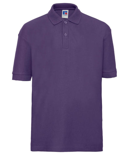 Russell Europe Kids polo shirt J539B - Purple - Customisable Polos