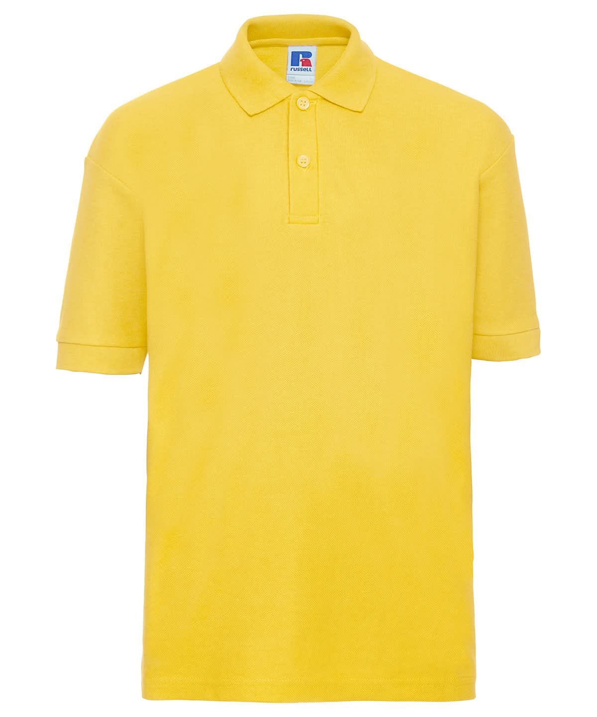 Russell Europe Kids polo shirt J539B - Yellow - Customisable Polos