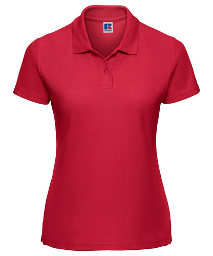 Russell Europe Womens classic polycotton polo J539F - Classic Red - Customisable Polos