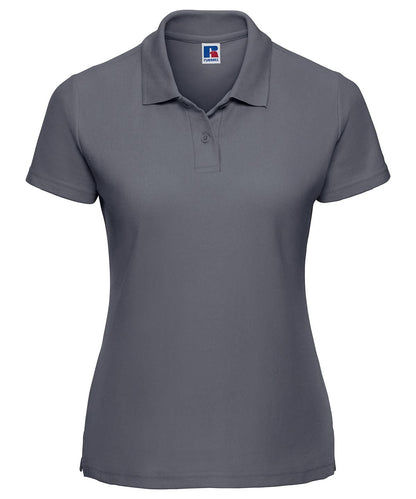 Russell Europe Womens classic polycotton polo J539F - Convoy Grey - Customisable Polos