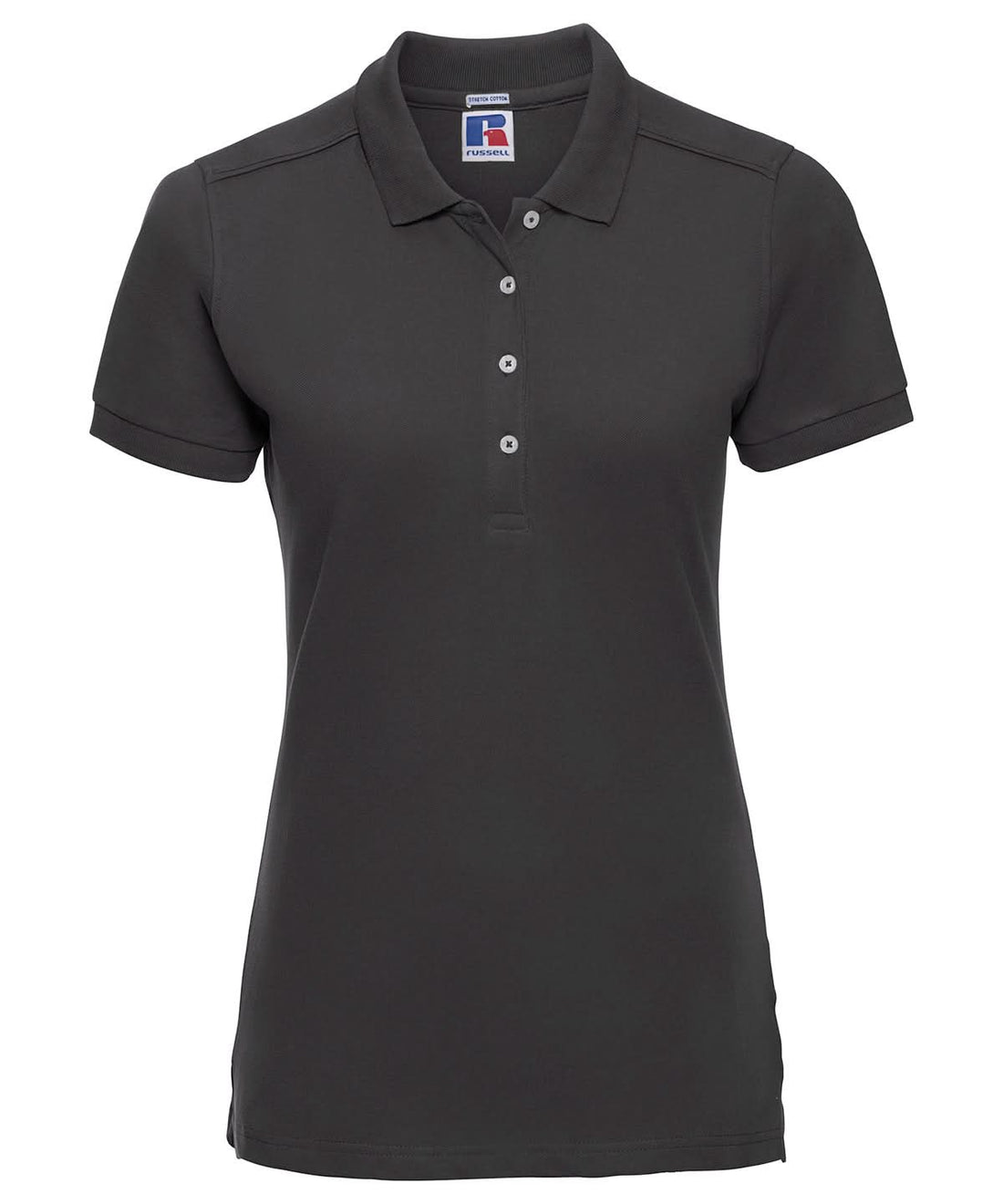 Russell Europe Womens stretch polo j566f - Black - Customisable Polos