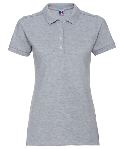 Russell Europe Womens stretch polo j566f - Light Oxford - Customisable Polos