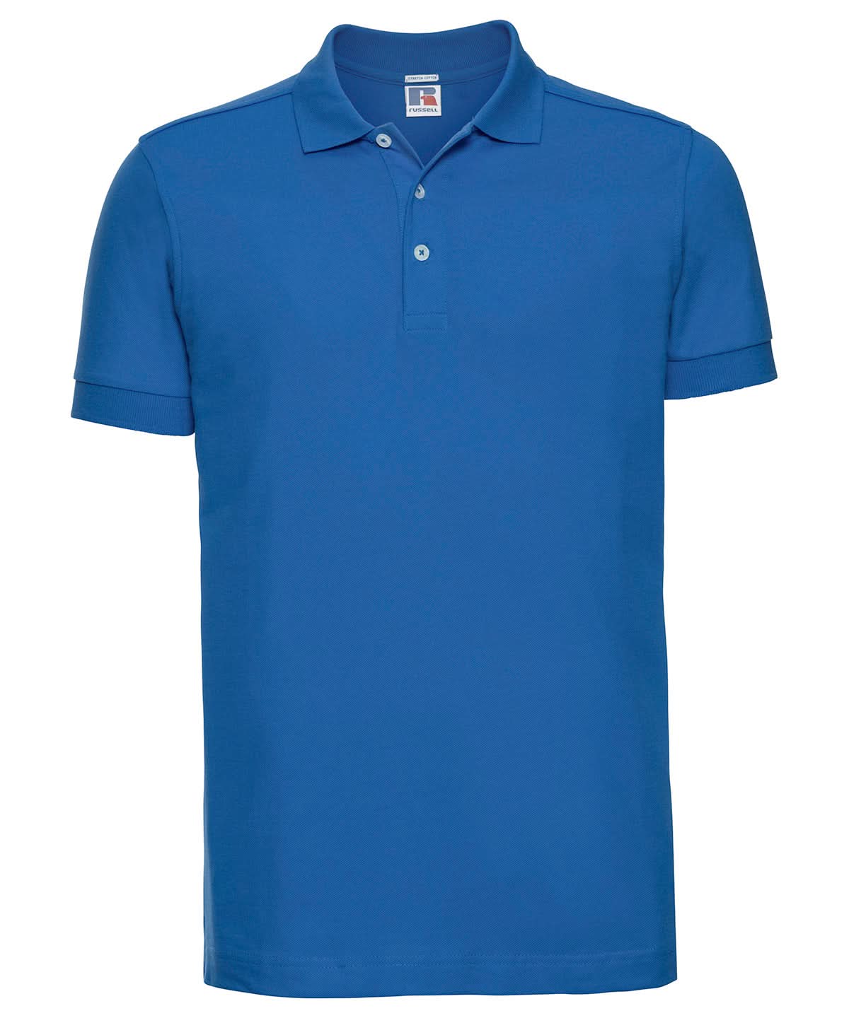 Russell Europe Stretch polo J566M - Azure Blue - Customisable Polos