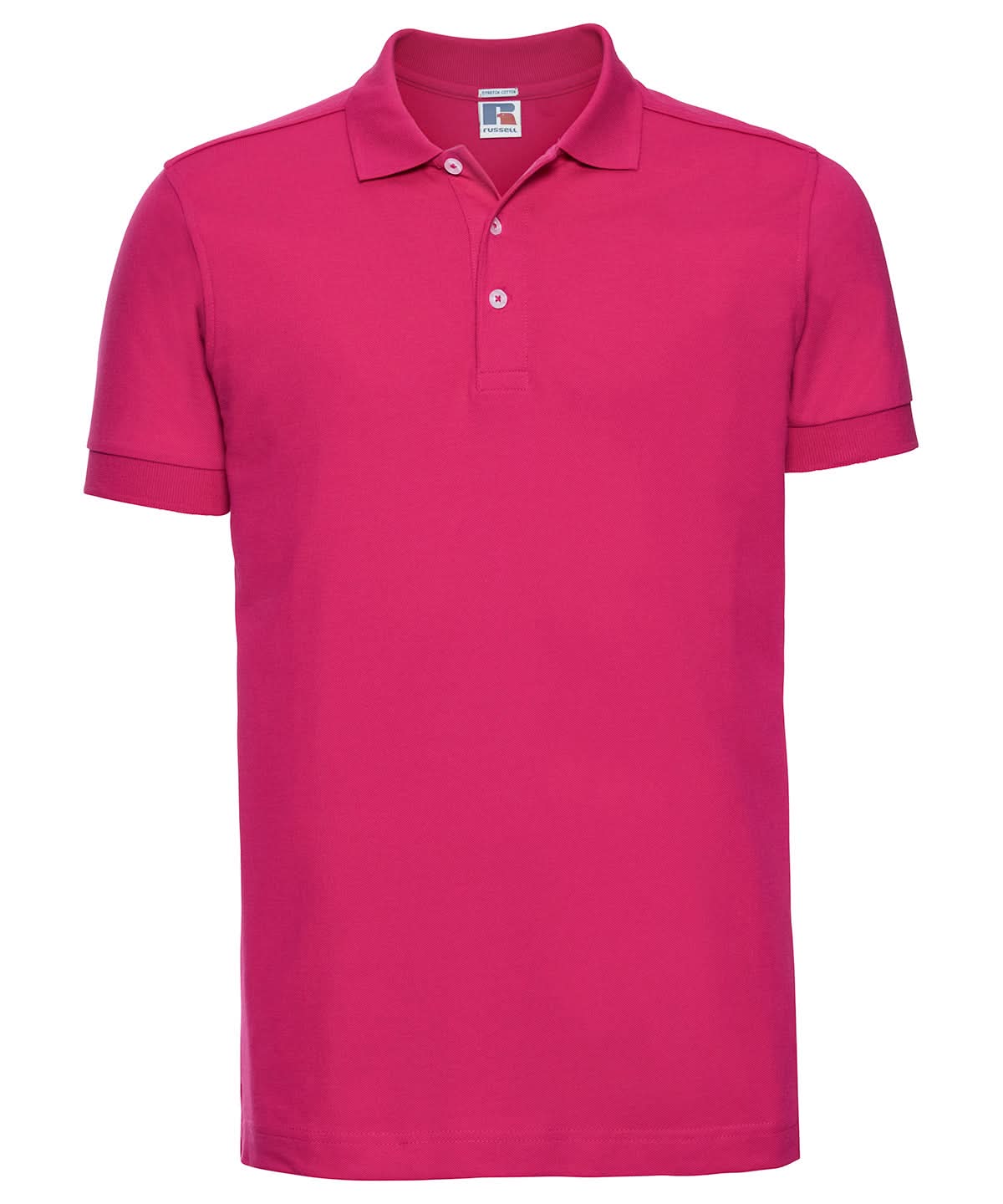 Russell Europe Stretch polo J566M - Fuchsia - Customisable Polos