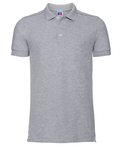 Russell Europe Stretch polo J566M - Light Oxford - Customisable Polos
